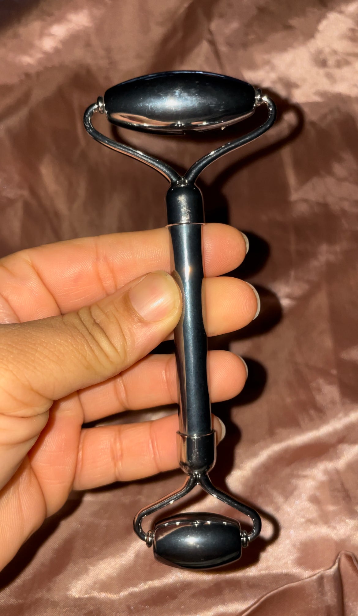 Crystal face rollers/massagers