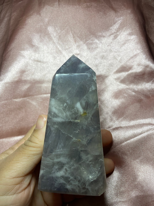 Blue rose Quartz tower