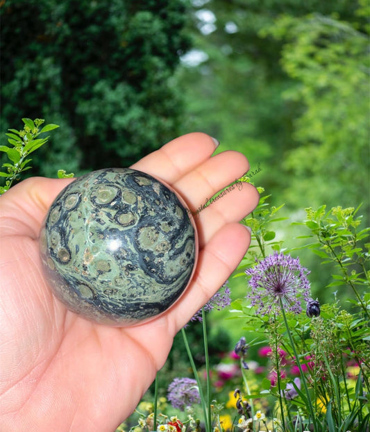 Kambaba Jasper sphere