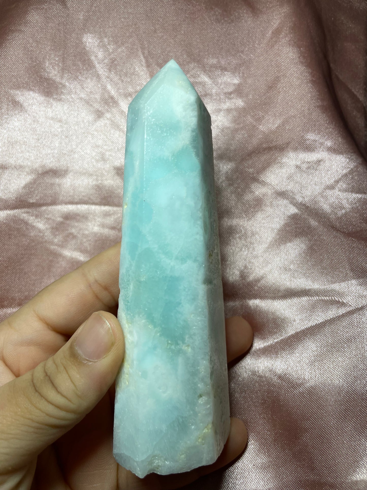 Blue Aragonite tower