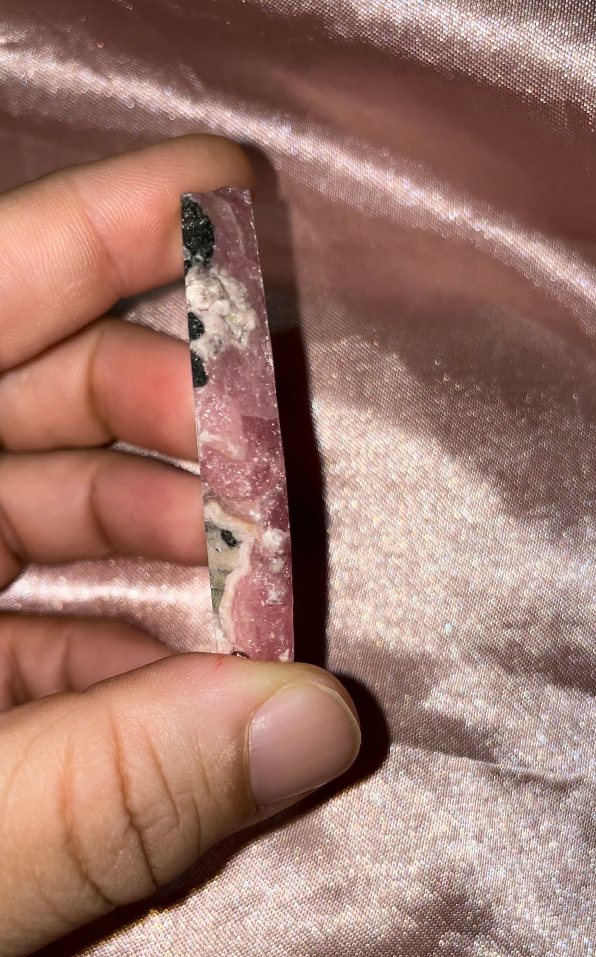 Rhodochrosite slabs
