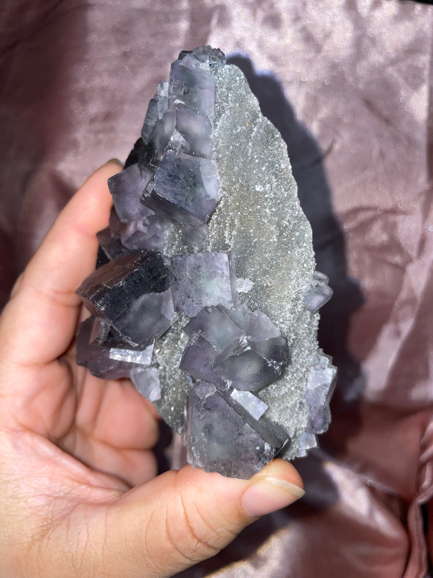 Druzy Cubic Fluorite Specimen