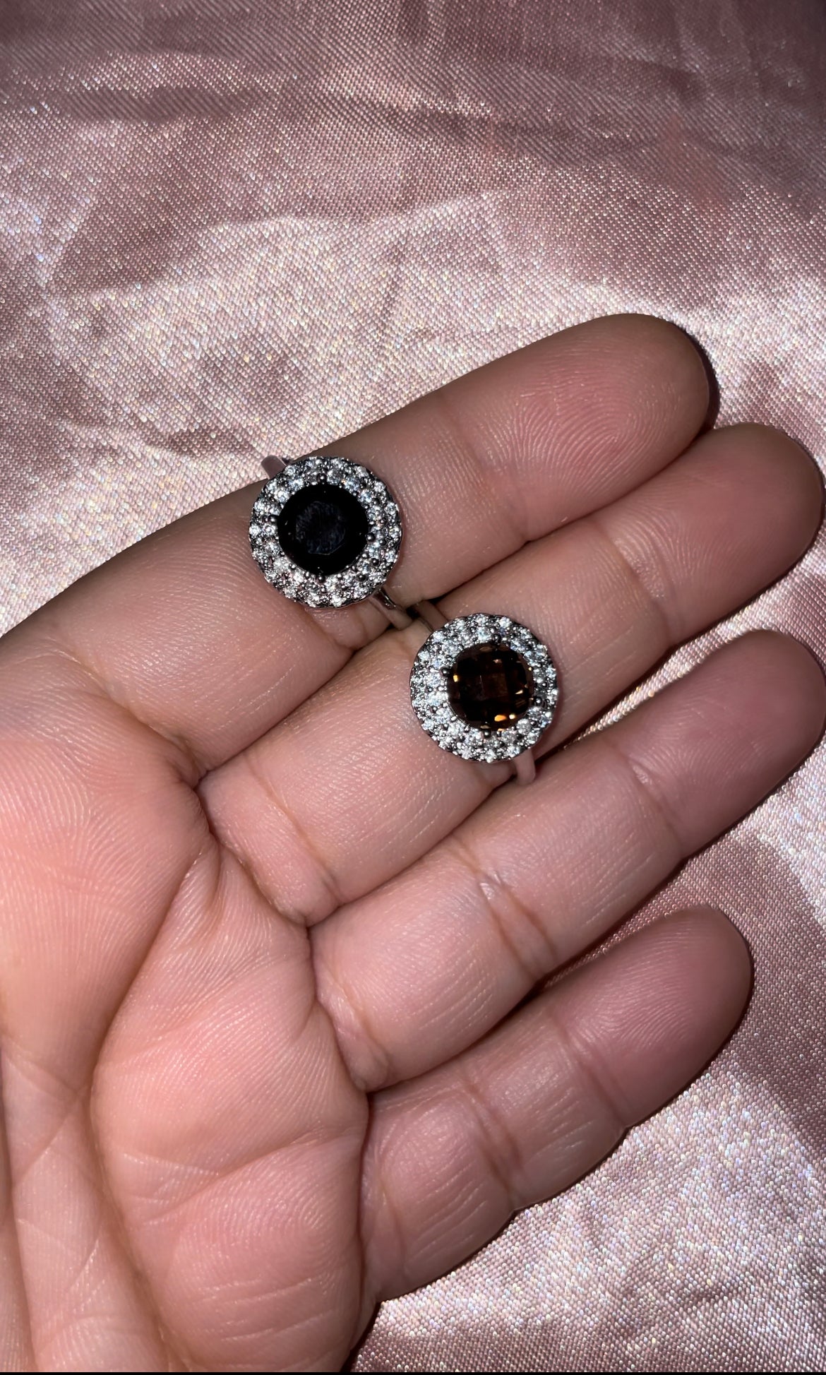 Smokey Quartz rings