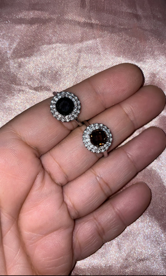Smokey Quartz rings