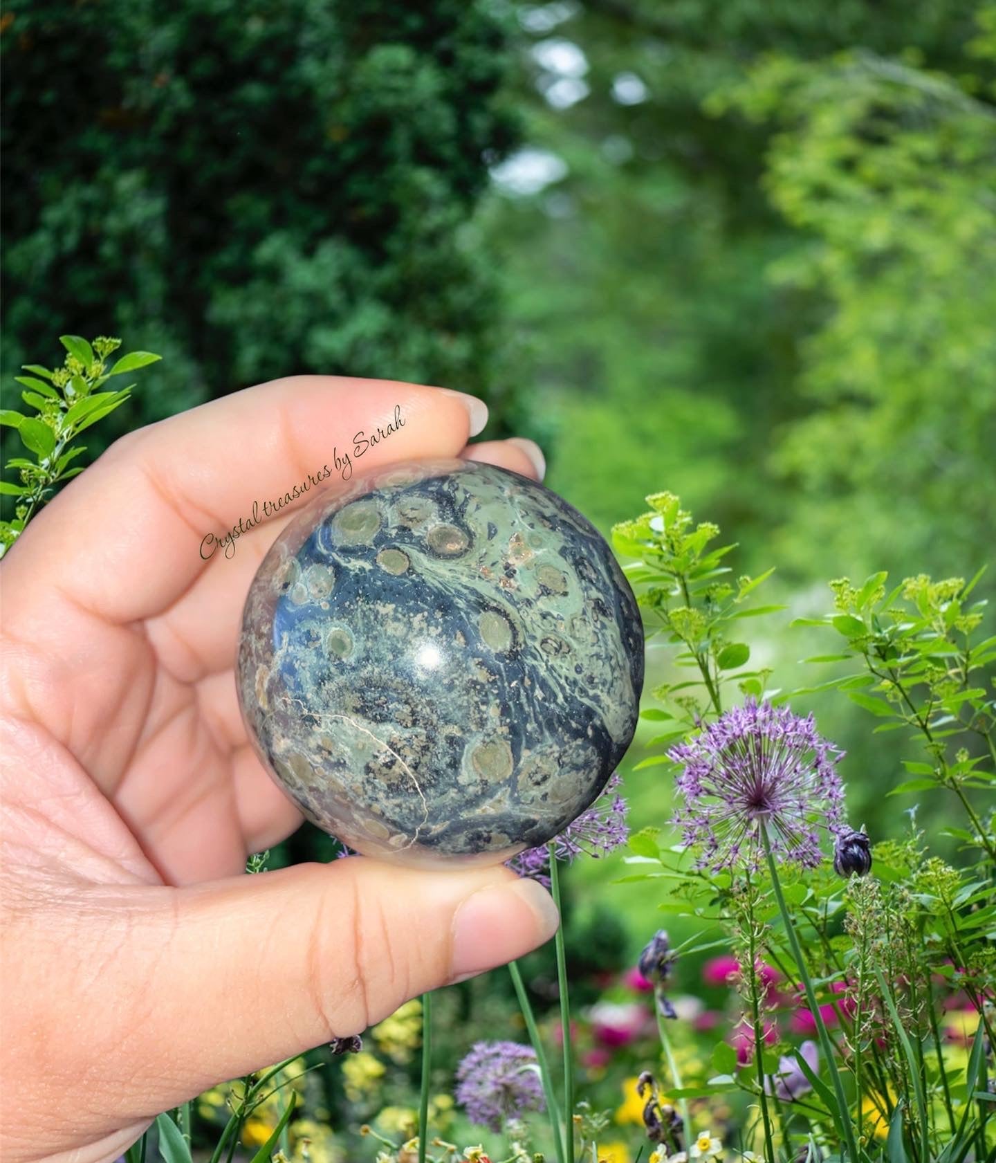 Kambaba Jasper sphere
