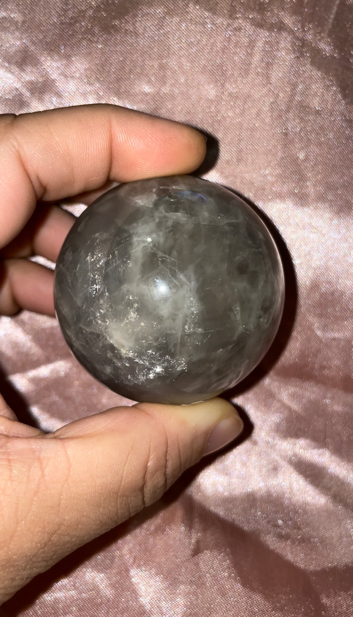 Blue rose Quartz spheres