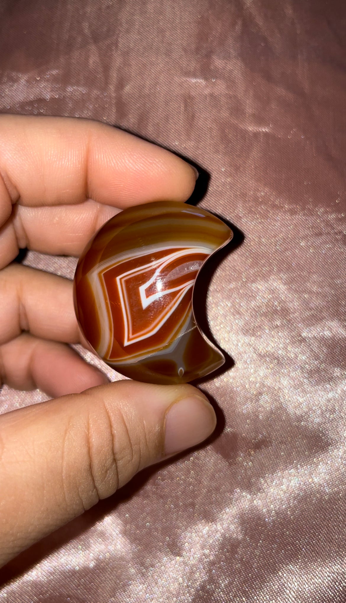 Carnelian moon