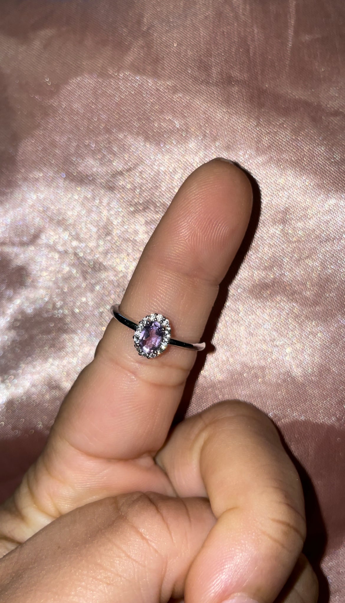 Amethyst rings