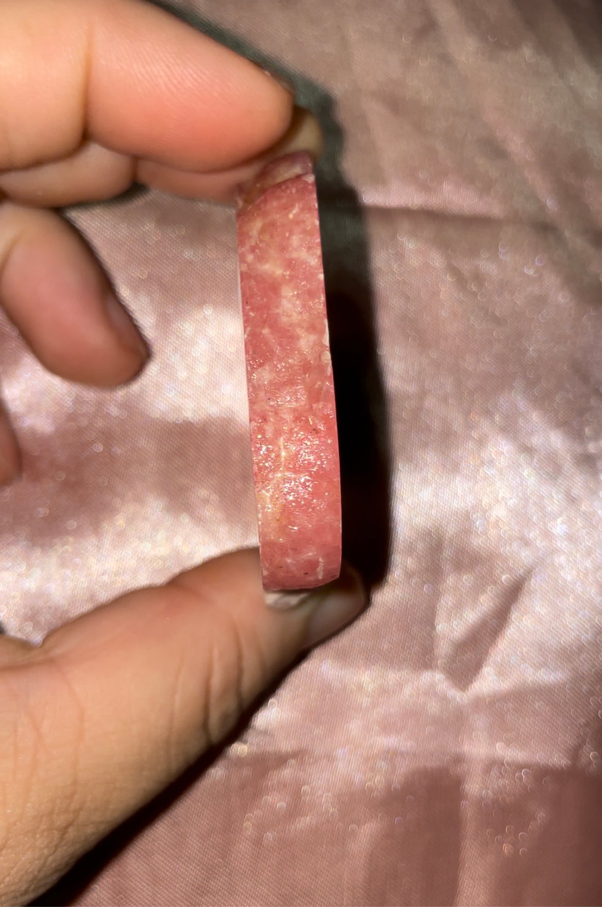 Rhodochrosite slabs
