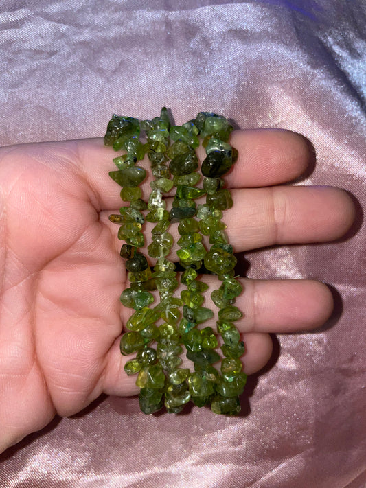 Peridot bracelets