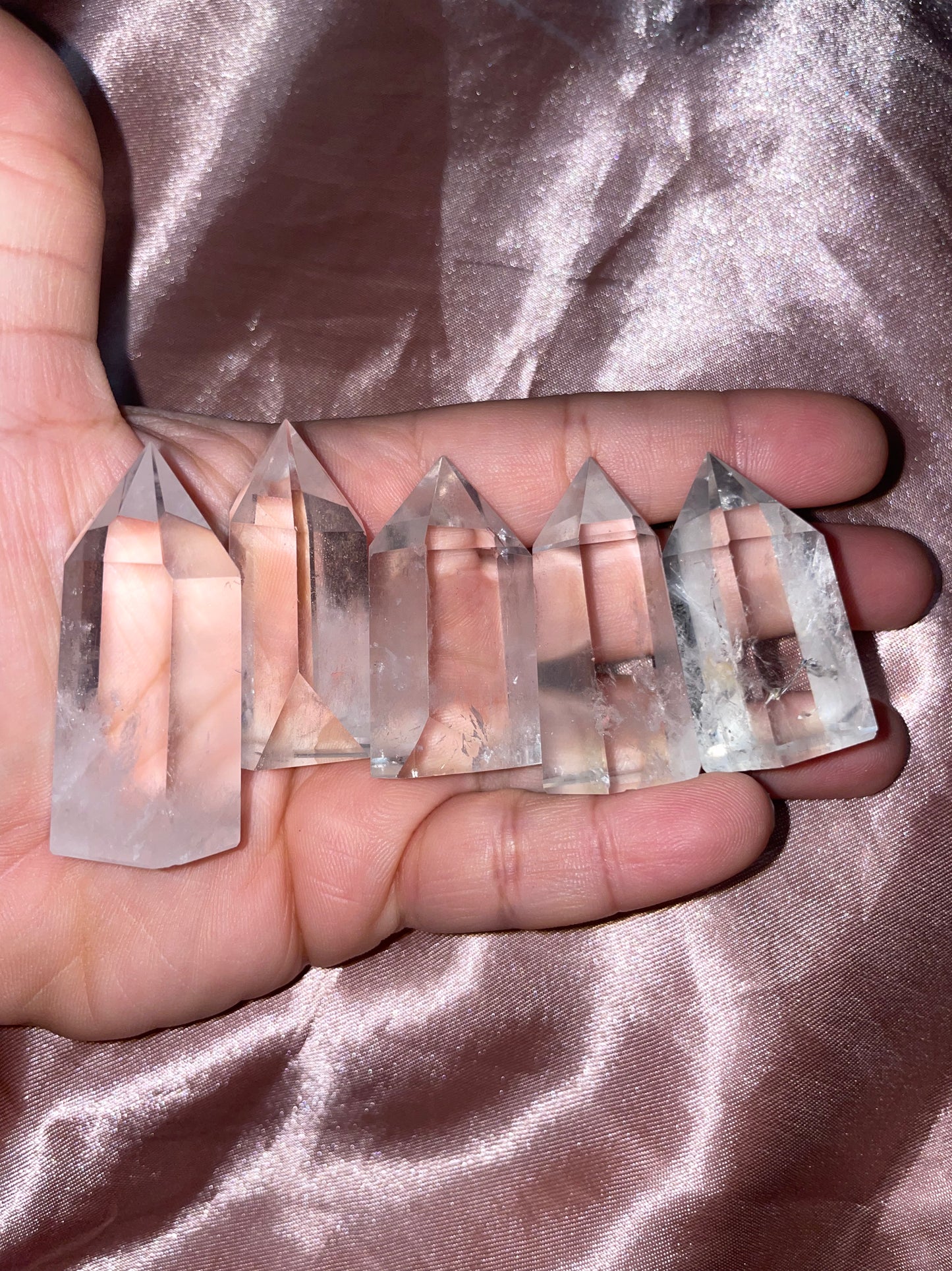 Clear Quartz points