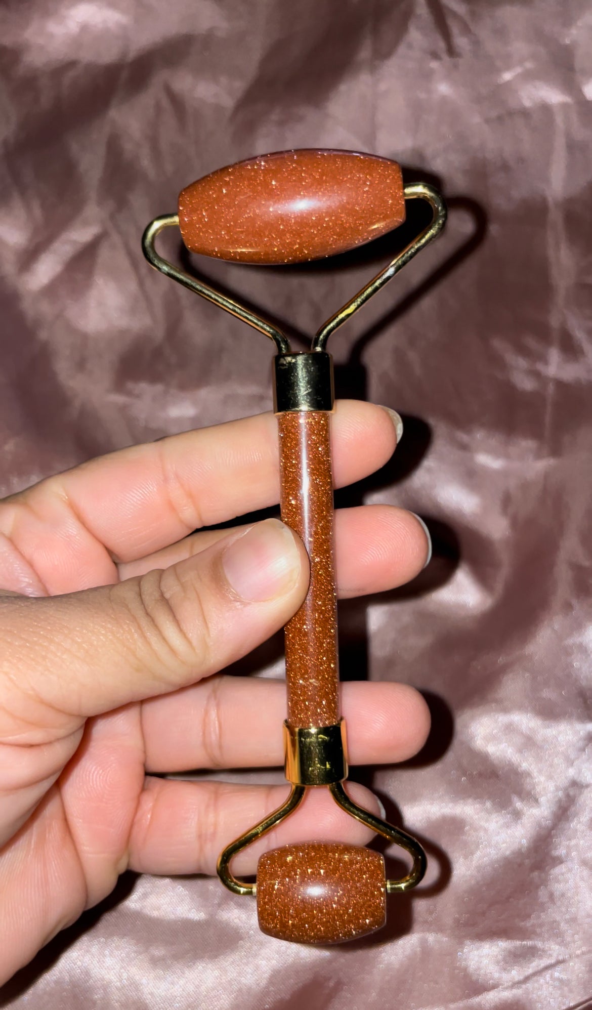Crystal face rollers/massagers