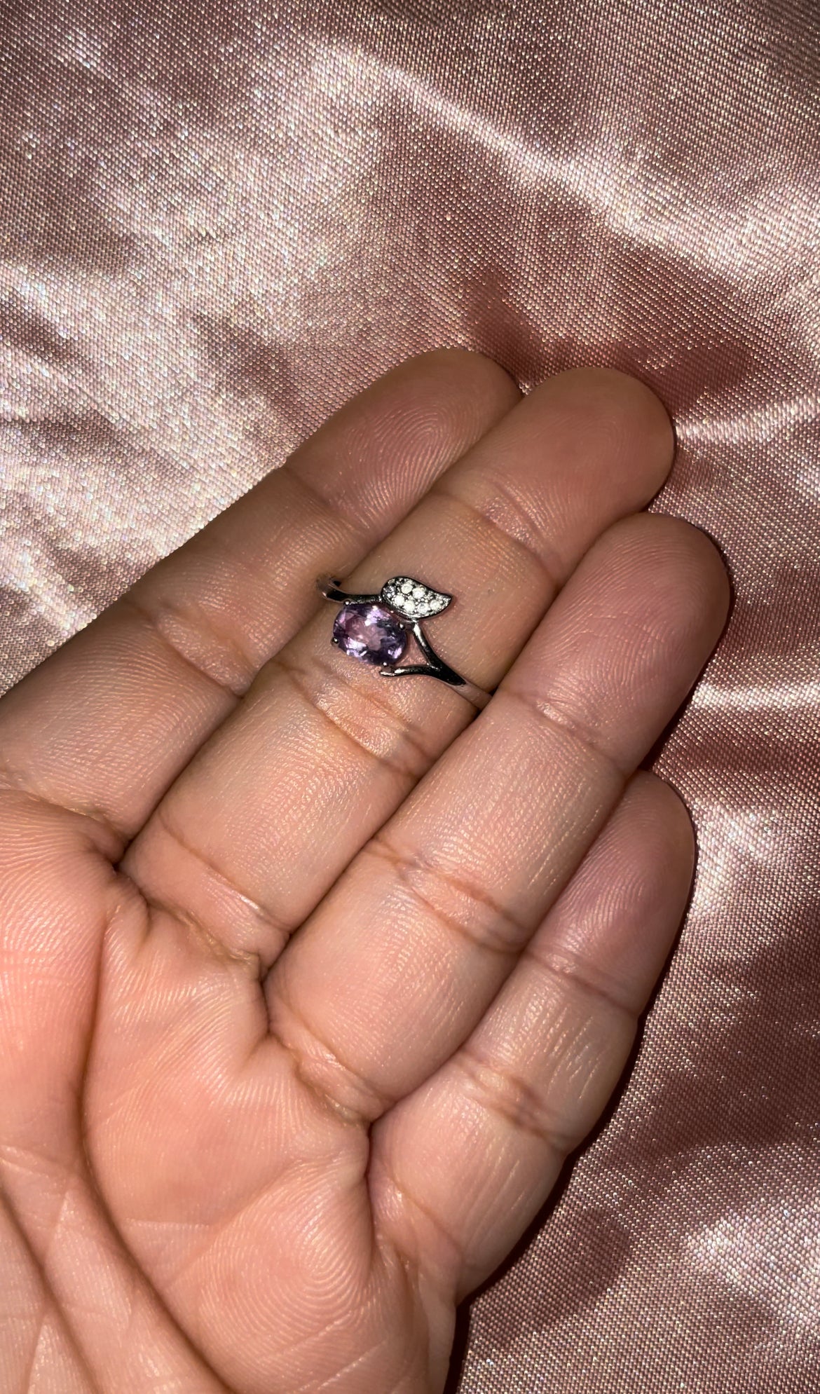 Amethyst rings
