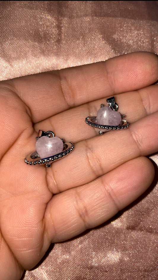 Kunzite pendants