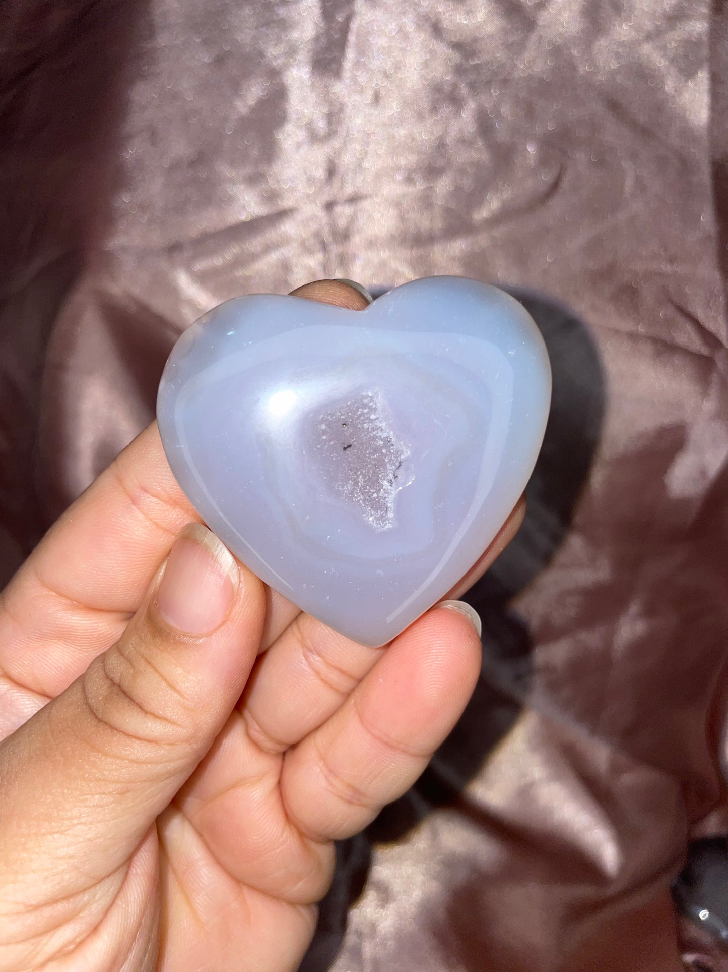 Druzy Agate Hearts