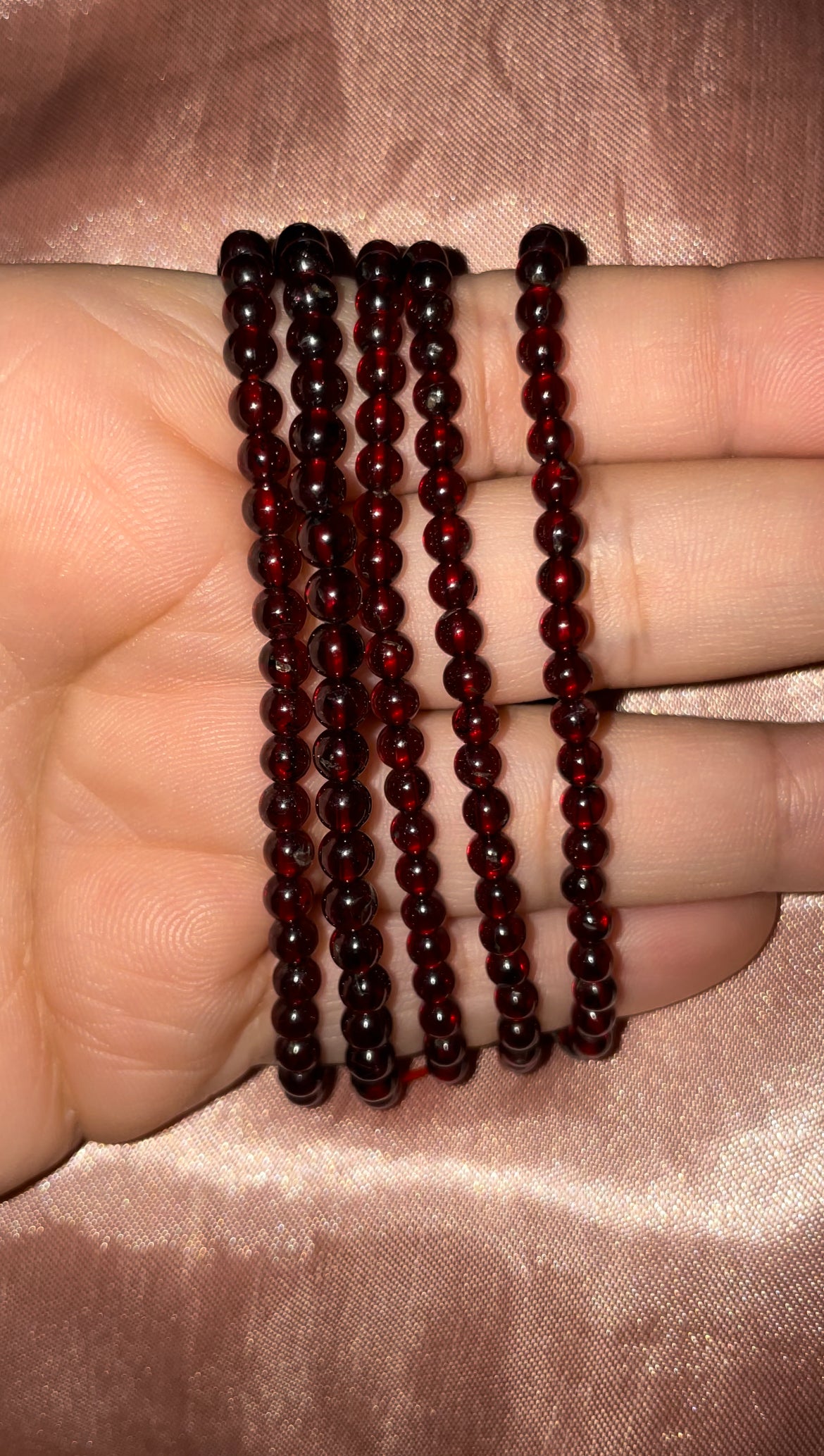 Garnet bracelets