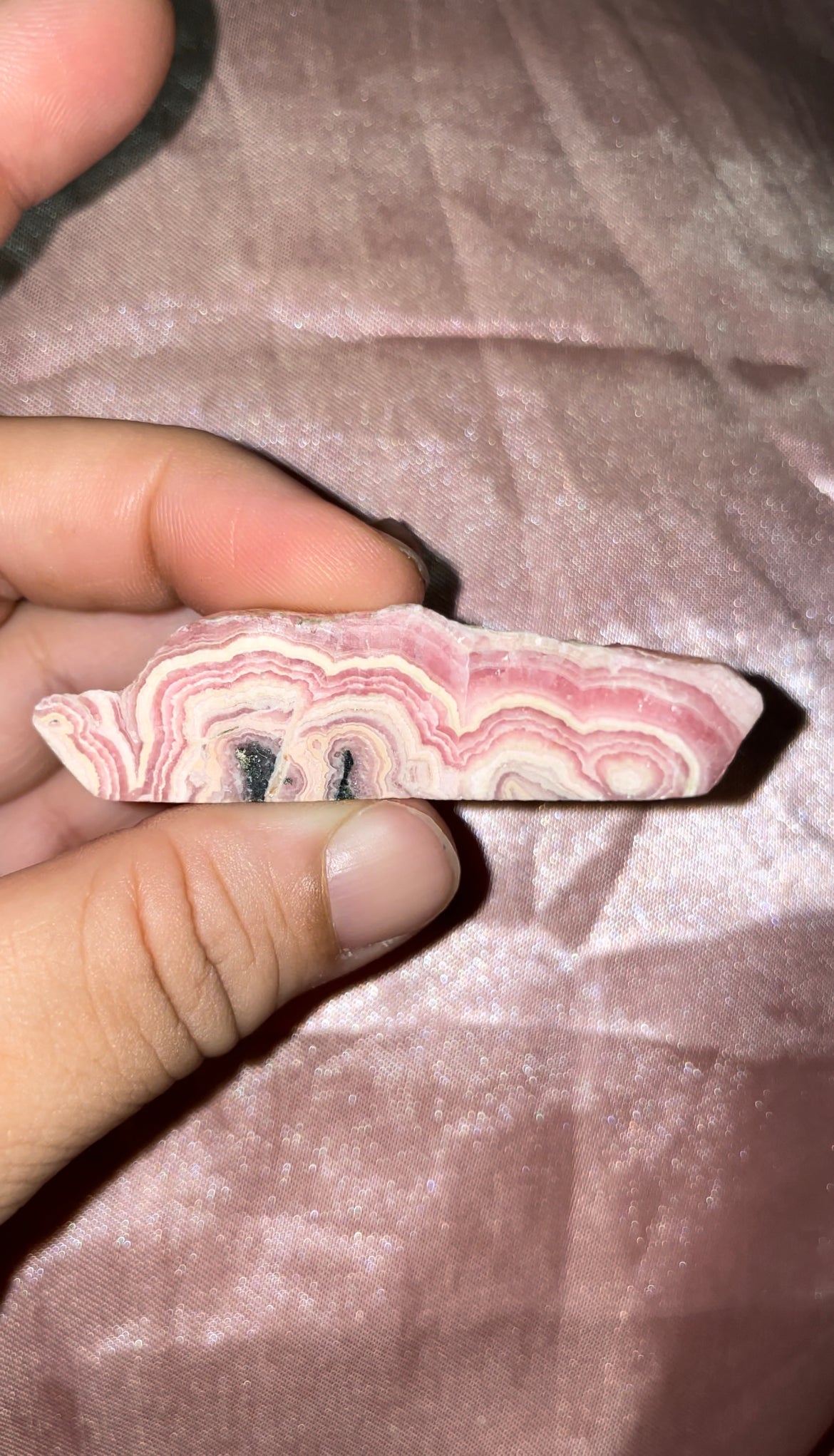 Rhodochrosite slabs