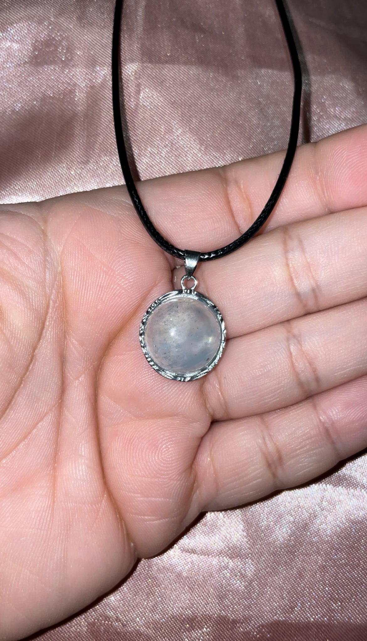 Aquamarine 925 sterling silver pendant