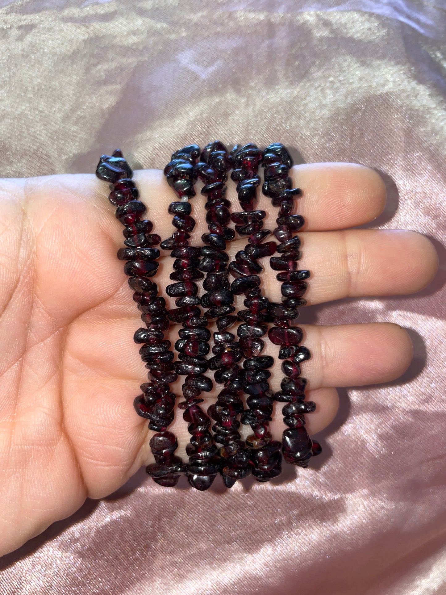 Garnet bracelets
