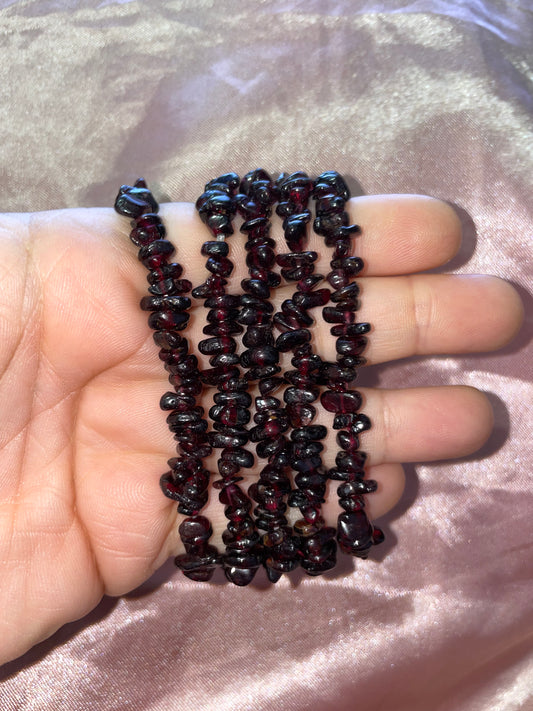 Garnet bracelets