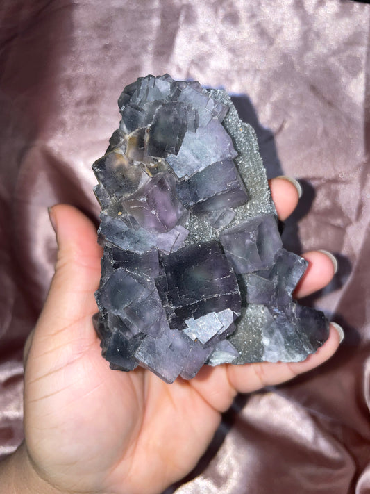 Druzy Cubic Fluorite Specimen