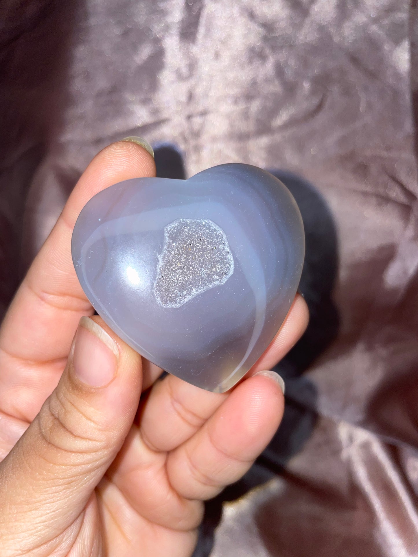 Druzy Agate Hearts