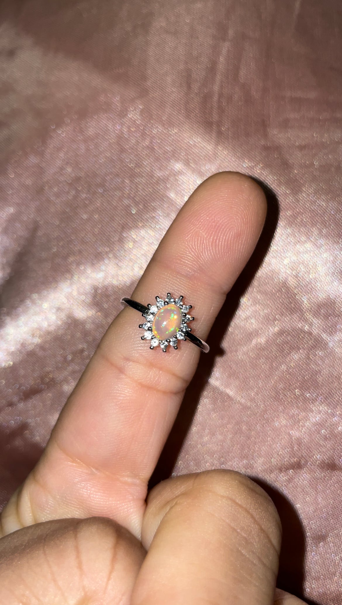 Opal rings
