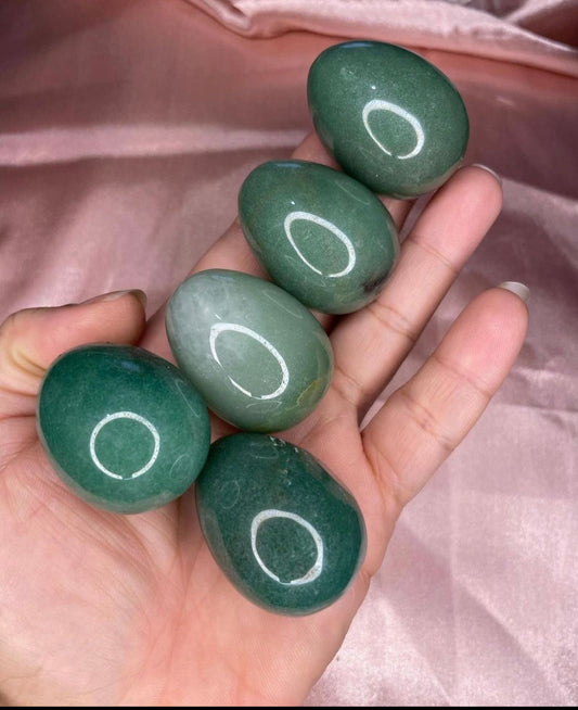 Green adventurine eggs