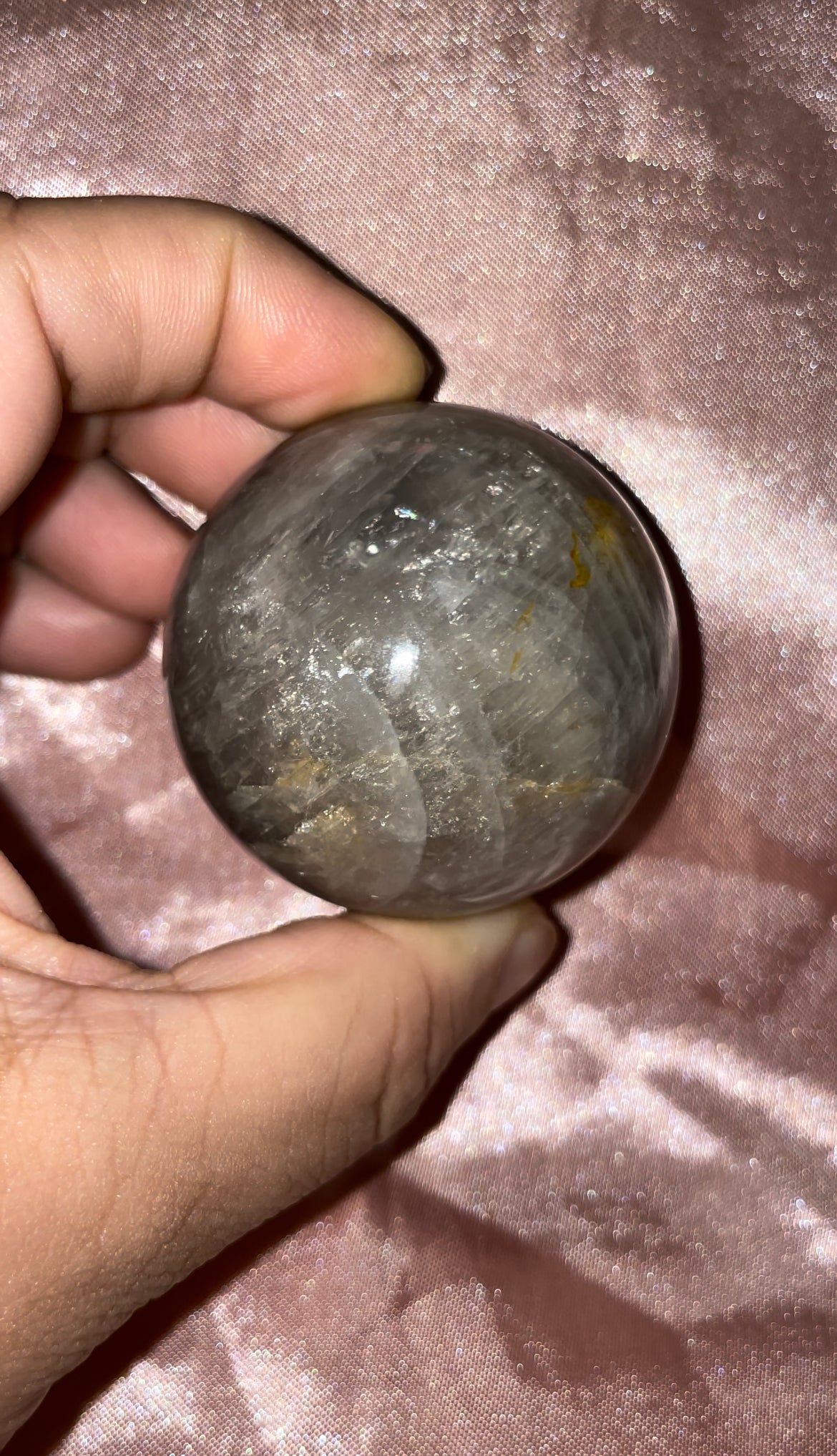 Blue rose Quartz spheres