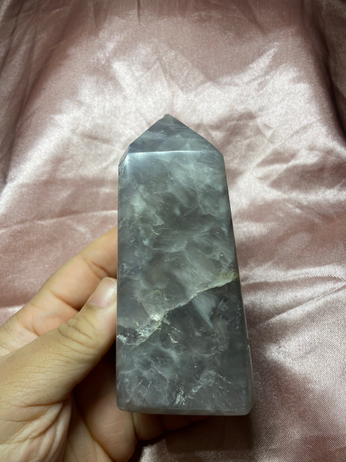 Blue rose Quartz tower