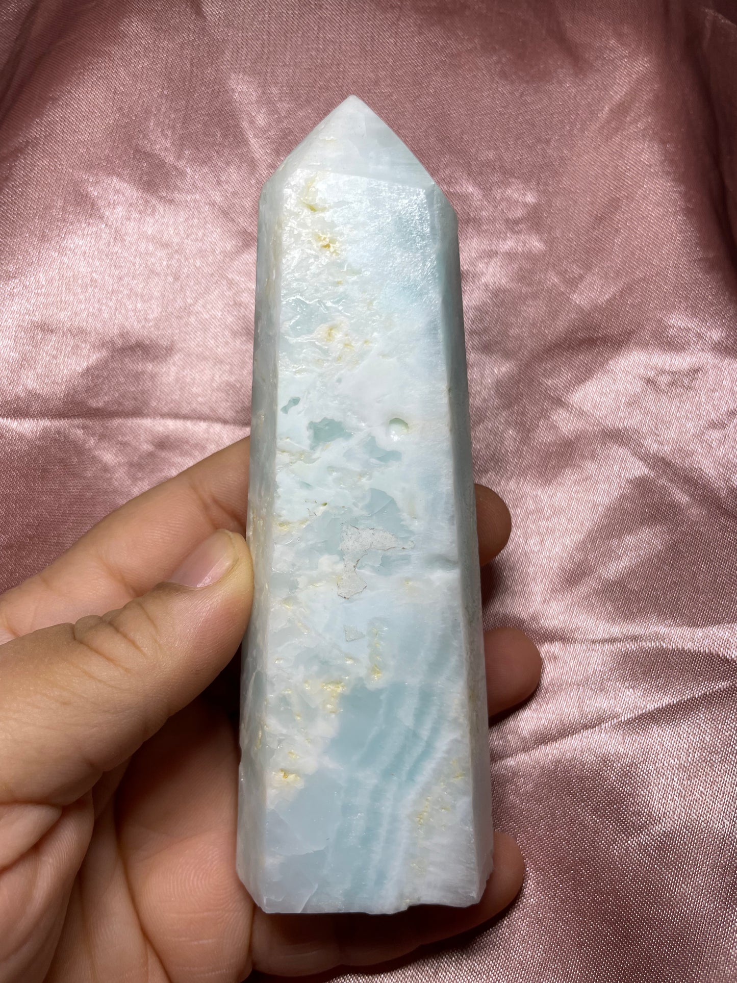Blue Aragonite tower