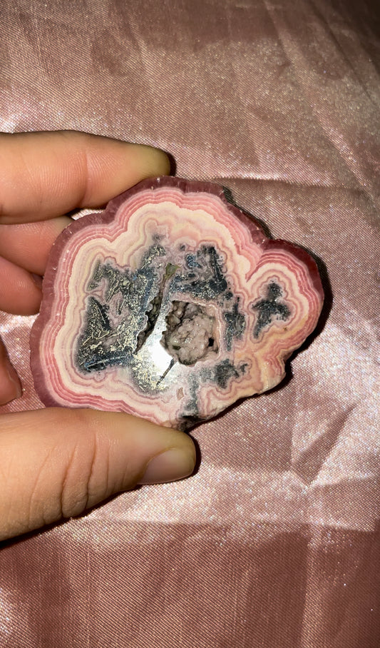 Rhodochrosite slabs