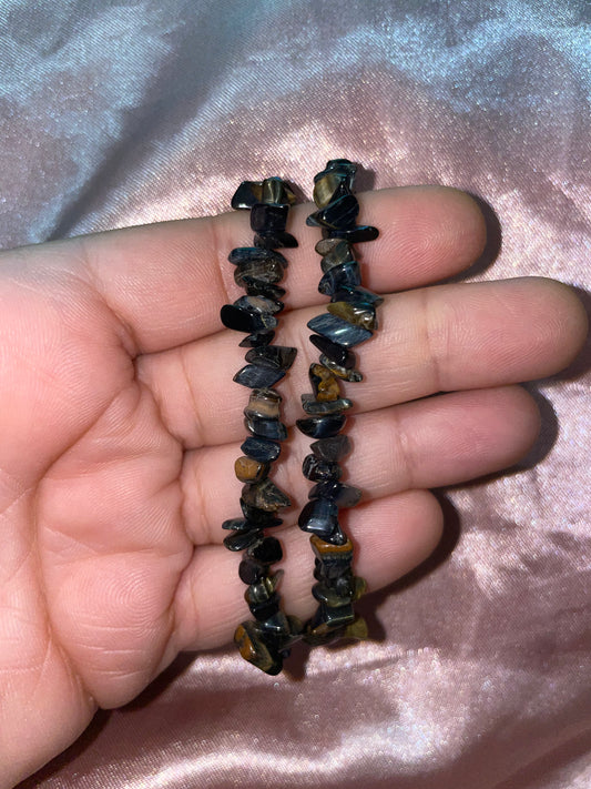 Blue tiger’s eye bracelets