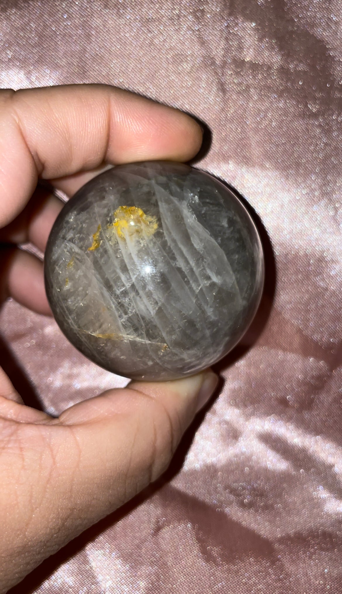 Blue rose Quartz spheres
