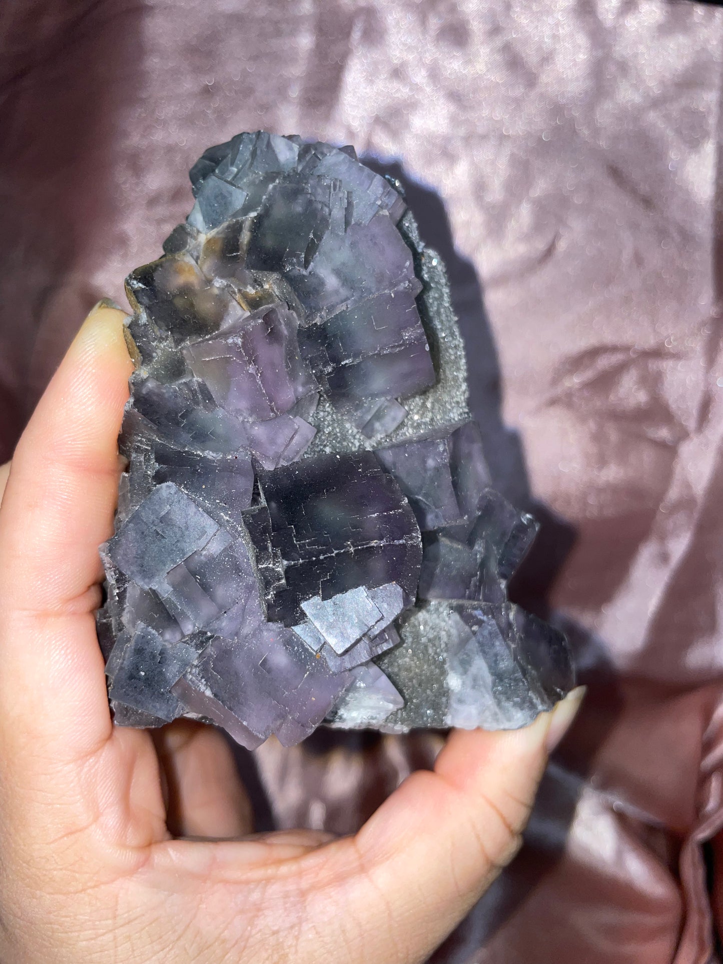 Druzy Cubic Fluorite Specimen