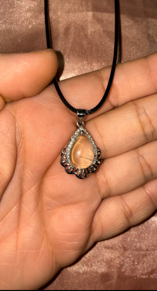 Prehnite 925 sterling silver pendants